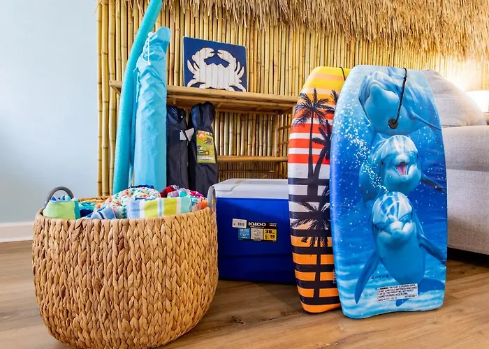 Apartment Tiki Blue Crab In Paradise