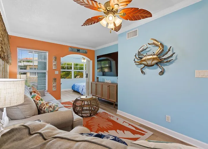 Apartment Tiki Blue Crab In Paradise *