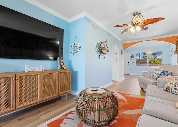 Apartment Tiki Blue Crab In Paradise *